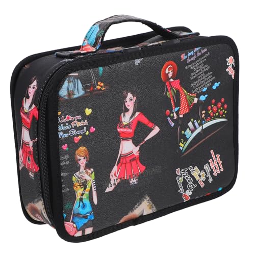 OFFIGAM Friseur Werkzeugtasche Tragbare Organizer Tasche für Haarschneideutensilien für Friseursalons mit Integriertem Fächersystem für Scheren Kämme und Zubehör für Reisen und Täglichen von OFFIGAM