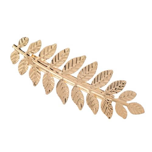 OFFIGAM Goldene Für Mädchen Und Frauen Eleganter Haarschmuck Aus Metall Schöner Haarklammer-clip Für Verschiedene Frisuren Für Party Und Alltag von OFFIGAM