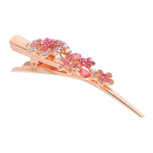 OFFIGAM Großer Alligator Haarclip mit Strasssteinen Funkelnde Haarklammer für Frauen Dekorativer Haarschmuck für Elegant und Vielseitig für Partys und Alltag von OFFIGAM