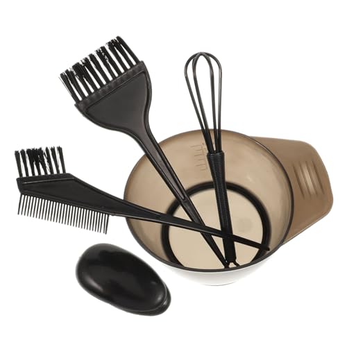 OFFIGAM Haarfärbeset 6 Stück Haarfärbewerkzeug Mit Pinsel Kamm Und Schüssel Langlebig Und Hitzebeständig Für Heimgebrauch Und Salon Für Männer Und Frauen von OFFIGAM