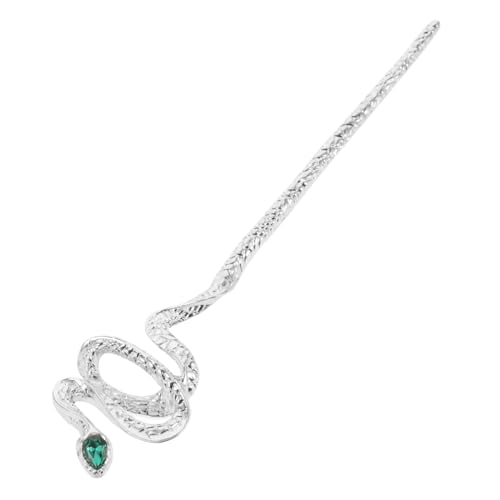 OFFIGAM Haarnadel Für Frauen in Schlangenform Metall Haarschmuck Haarstäbchen Für Alltags Und Partyoutfits Lange Haarnadel Für Verschiedene Anlässe von OFFIGAM