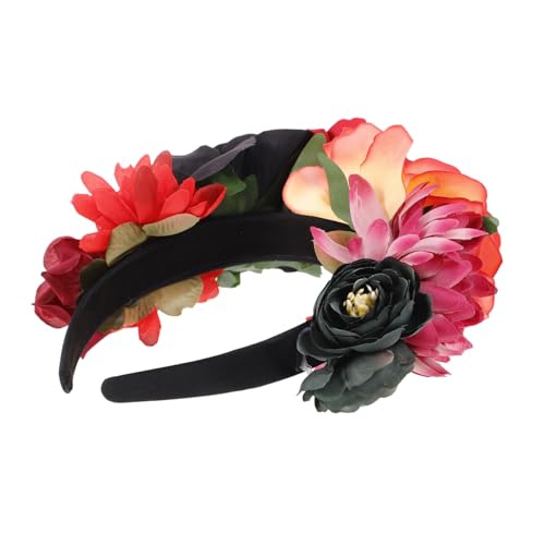 OFFIGAM Halloween Flower Hair Band Einzigartiges Headdress für Partys und Cosplay Leicht und Bequem Robustes Material für Halloween Feiern und von OFFIGAM
