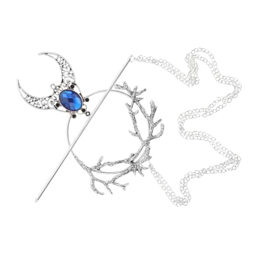 OFFIGAM Halloween Hexen Haarnadel Mit Viking-strass Vintage Haarschmuck Für Damen Retro Haarklammer Für Halloween-feiern Elegante Haaraccessoires Mit Punkten Für Besondere Anlässe von OFFIGAM