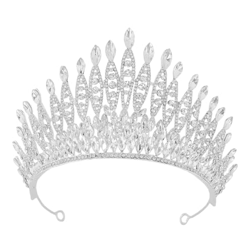 OFFIGAM Hochzeitskrone für Braut Tiara aus Komfortabel und Leicht für Hochzeit oder Tanzparty Einzigartiges Design mit Feinen Details von OFFIGAM