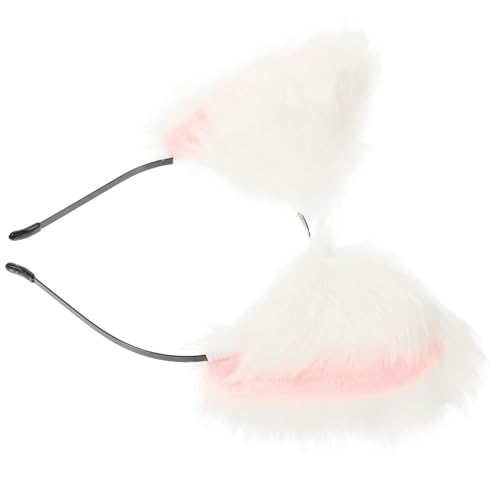 OFFIGAM Flauschiges Tierohr Stirnband für Cosplay Pelziges Haarband Kawaii Kopfbedeckung für für Kostümpartys Geburtstagsfeiern Weihnachten von OFFIGAM