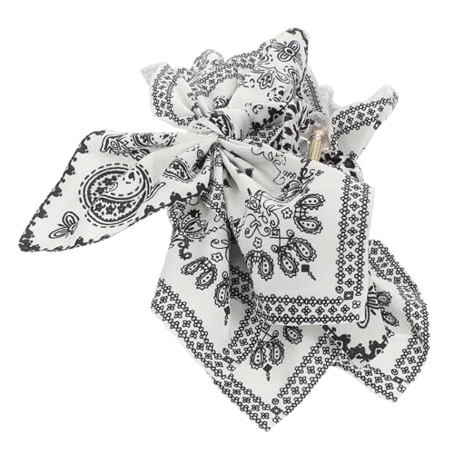 OFFIGAM Kopfschmuck Mit Vanilleblumen Schleifenklammern Für Damen Haarklammern Mit Schleife Haarspangen Für Damen Haarschleifen Für Damen Haarschmuck Zum Valentinstag Schleifen von OFFIGAM