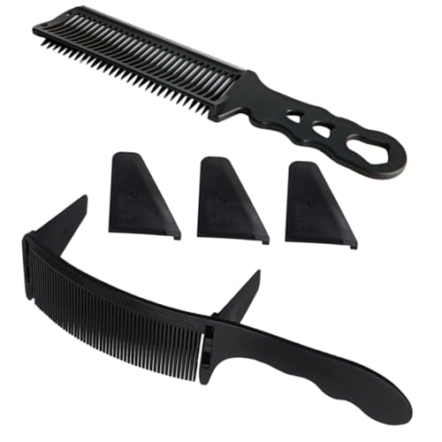 OFFIGAM Kunststoffkämme Für Männer Mit Gebogenem Design Haarkamm Styling Professionelle Positionierungskämme Für Friseure Und Heimanwender von OFFIGAM