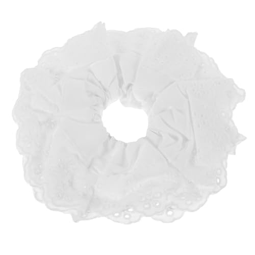 OFFIGAM Lace Haar Scrunchy für Mädchen Dekorativer Haargummi mit Elastischem für Hochzeiten Partys und Alltag Zartem Design und Langlebigem Material von OFFIGAM