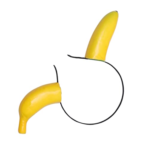 OFFIGAM Lustiger Kopfschmuck Für Partys Banana Kopfbedeckung Witziges Haarband Für Erwachsene Haaraccessoires Für Besondere Anlässe Und Feiern OFFIGAM Lustiger Kopfschmuck Für Partys Banana Kopfbedeckung Witziges Haarband Für Erwachsene Haaraccessoires Für Besondere Anlässe Und Feiern von OFFIGAM