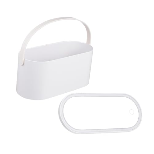 OFFIGAM Makeup Case Mit Beleuchtetem Spiegel Tragbare Kosmetik-Organizer Box Für Reisen Outdoor Und Zuhause Vielseitige Aufbewahrungslösung Für Kosmetika Und Pflegeprodukte von OFFIGAM