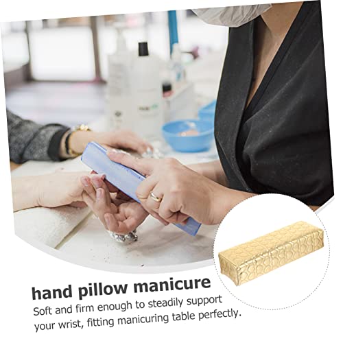 OFFIGAM Maniküre Handauflage Kissen Aus Hochwertigem Kunstleder Rutschfest Und Waschbar Für Nagelstudios Und Heimanwendungen Schützt Die Arbeitsfläche Und Sorgt Für Komfort Nagelkunst von OFFIGAM