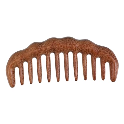 OFFIGAM Breitkamm Aus Holz Für Lockiges Haar Antistatischer Holzhaarkamm Mit Breiten Zähnen Kopfhaut-massager Für Männer Und Frauen Nachhaltiges Massagewerkzeug Für Täglichen von OFFIGAM