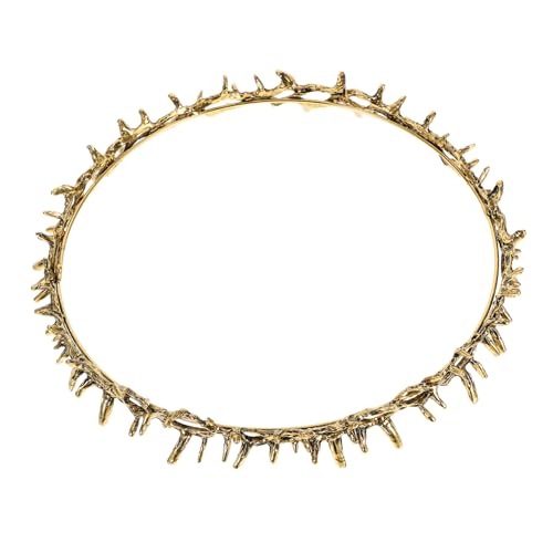 OFFIGAM Medieval Krone Haarschmuck für Damen Leichte Partykrone mit Einzigartigem Design für Veranstaltungen und Feiern Retro Stil Verarbeitet Dekoration für Besondere Anlässe von OFFIGAM