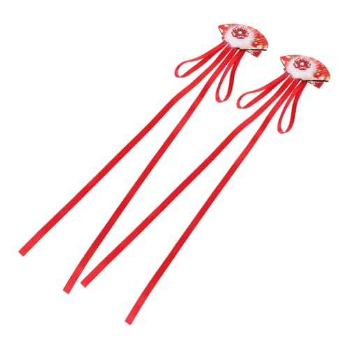 OFFIGAM Japanische Haarnadel Mit Quaste Und Blume Haarspangen Aus Stoff Und Metall Für Frauen Kopfbedeckungen Im Vintage-stil Für Frisuren von OFFIGAM