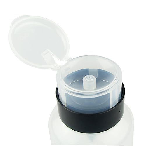 OFFIGAM Nagellackentferner Flasche mit Sicherheitsverschluss Praktischer Pumpspender für Nagellackentferner Make Up Entferner und Mehr für Unterwegs und Zuhause von OFFIGAM