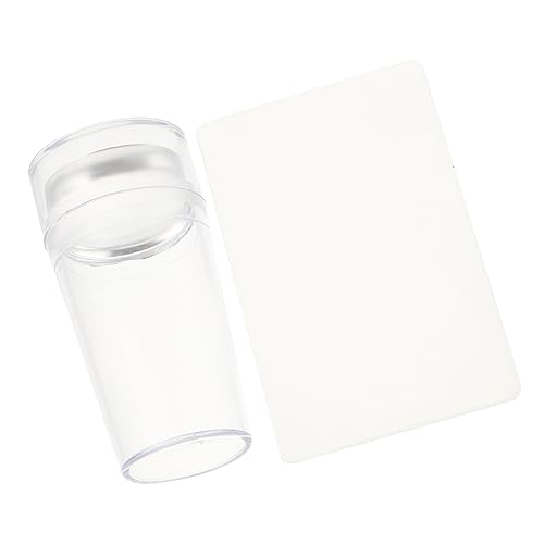 OFFIGAM Nagelstempel Set Mit Manikürestempel Für Nailart Inklusive Scraper Und Klaren Stempel Für Diy Maniküre-werkzeug von OFFIGAM