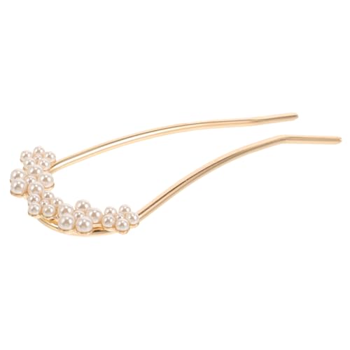 OFFIGAM Hair -förmige Perlen Haarnadel Für Hochsteckfrisuren Französisches Haaraccessoire Für Mädchen Und Für Partys Und Besondere Anlässe von OFFIGAM