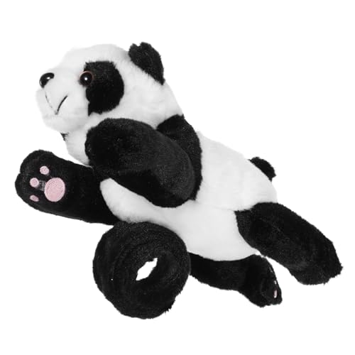 OFFIGAM Plüsch Panda Slap Armband Kuscheliges Tier motiv Slap Wristband Leicht Tragbar Einfache Pflege Für Jungen Mädchen von OFFIGAM