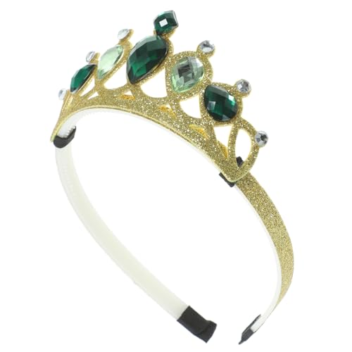 OFFIGAM Stirnband Mädchen Krone Mit Strasseinlage Kronenkopfschmuck Für Bankette Partys Hochzeiten Frisurdekoration von OFFIGAM