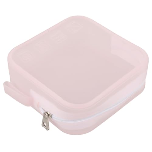 OFFIGAM Reise Makeup Tasche Aus Silikon Wasserfester Kosmetikbeutel Für Frauen Tragbare Toilettenartikel Aufbewahrung Eleganter Und Transparenter Reiseorganizer Für Make-up Und von OFFIGAM