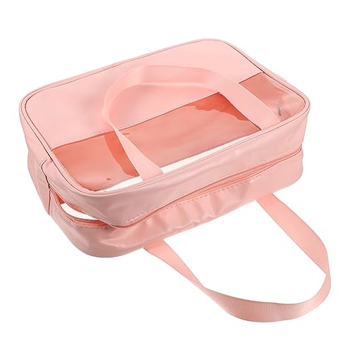 OFFIGAM Reise Make up Tasche Kosmetiktasche Aufbewahrungstasche Kulturbeutel Make up Pinselhalter Transparente Kosmetiktasche Für Damen Große Reisetasche Mit Sichtfenster Und von OFFIGAM