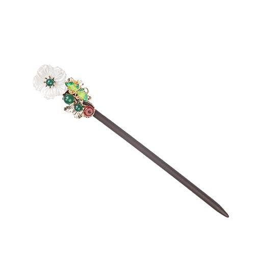 OFFIGAM Retro Haarspange Für Damen Klassische Für Hochzeiten Festlichkeiten Langer Chinesischer Haarnadel Mit Floralen Motiven Für Traditionelle Looks Und Besondere Anlässe von OFFIGAM