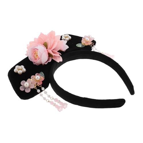 OFFIGAM Traditionelles Haarband Für Mädchen Qing-dynastie Haarschmuck Für Fotos Und Aufführungen Vielseitig Einsetzbar Für Hochzeiten Und Feste von OFFIGAM