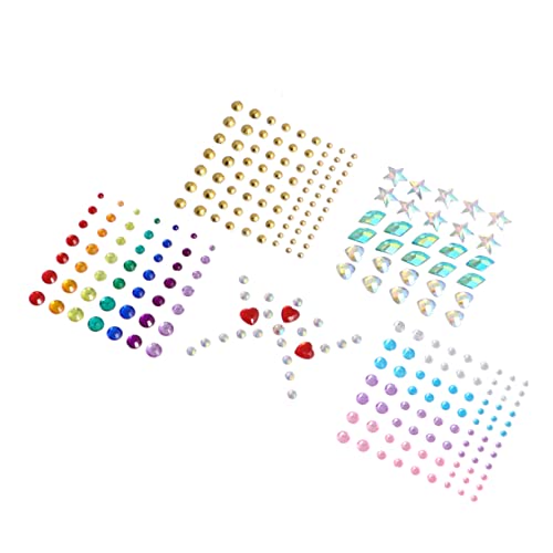 OFFIGAM Strass-aufkleber-set 5 Blätter Augen- Und Gesichts-edelsteine Acryl-glitzer Nagelkunst Make-up- OFFIGAM Strass-aufkleber-set 5 Blätter Augen- Und Gesichts-edelsteine Acryl-glitzer Nagelkunst Make-up- von OFFIGAM