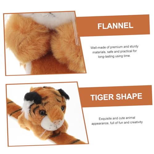 OFFIGAM Tiger Slap Armband für Robustes und Flexibles Stoffarmband mit Tiger für Geburtstagsfeiern Schulprojekte und Kostümspiele Sicher und Langlebig von OFFIGAM