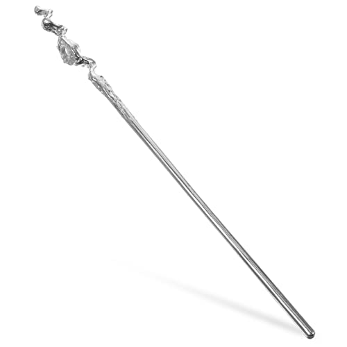 OFFIGAM 1stücke Vintage Haarschmuck Für Frauen Metall Haarnadeln Für Lange Haare Eleganter Haarschopf-stick Für Hochzeiten Und Besondere Anlässe Silber von OFFIGAM