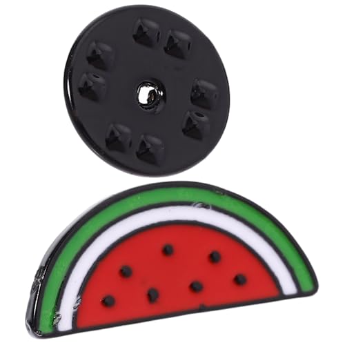 OFFIGAM Wassermelonen-emaille-anstecknadel Cartoon-brosche Retro-schal-clips Damen-cardigan-clip Kleidung Dekoration Frische Kragen Clip von OFFIGAM