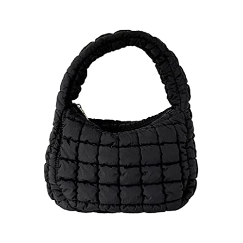 OFFILICIOUS Frauen Puffer Tote Bag Damen Gesteppte Schultertasche Weich Plicated Handtasche Female Kleine Wolke Tasche Sommer Casual Hobos Tasche von OFFILICIOUS