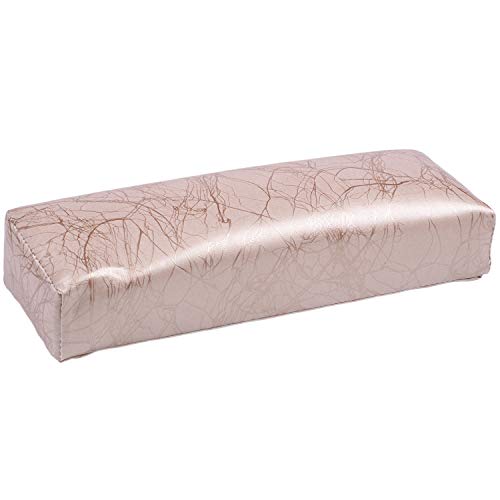 OFFPENSIG Maniküre Hand Kissen Rechteck Pu Leder Hand Auflage Für Nägel Kissen Nagel Kissen Salon Hand Halter Arm Lehne Rest Maniküre Nagel Kunst Zubehör Werkzeug Gold von OFFPENSIG