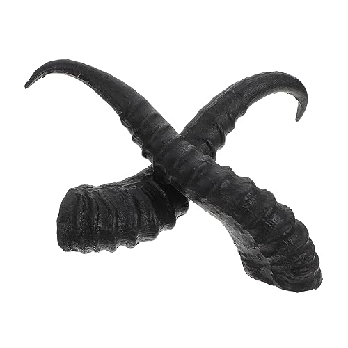 OFFSCH 1 Paar Künstliche Schafshörner Für Handgemachte Stirnbänder Kunststoffgeweihe Cosplay-kostüm-requisiten von OFFSCH