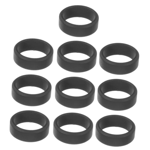 OFFSCH 10 Stück Teiliges Silikonringe für Herren Flexible Hautfreundliche Fitness fingerringe aus Weichem Glattem Silikon Elastisch und Angenehm für Geschwollene Finger und Sportliche von OFFSCH