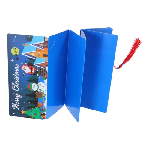 OFFSCH 12 Stück Teiliges Weihnachts-geldhalter mit Fächern Tragbarer Überraschungs-Geldbeutel mit Klassischen Weihnachtsmotiven Eleganter Organizer für Bargeld und Karten für von OFFSCH