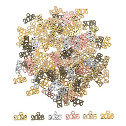 OFFSCH 120 Stück DIY Schlüsselring Anhänger Teiliges für Jahrgänge Dekorative Quasten und Erinnerungsstücke Robustes Legierungsmaterial Vielseitig Einsetzbar für Taschen und Accessoires von OFFSCH