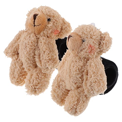 OFFSCH 2 Stück Plüsch Cartoon Schnapparmband Lustige Tierarmbänder für Erwachsene für Geburtstagsfeiern und Schulveranstaltungen von OFFSCH