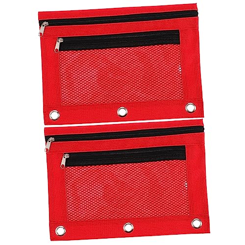 OFFSCH 2stücke Große Kapazität Reißverschluss Federmäppchen Für Binder Oxford Pencil Pouch Für Stifte Scheren Lineale Für Schule Büro Und Künstler von OFFSCH