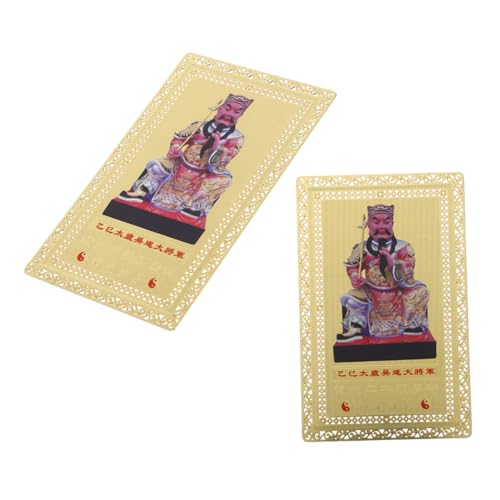 OFFSCH 2stücke Tai Sui Amulettkarte Für Glück Wohlstand Und Schutz Chinesisches Neujahr Tragbar Stilvolles Design Für Geldbörse Oder Persönliche Gegenstände von OFFSCH