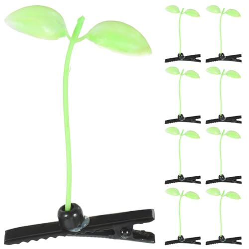 OFFSCH 40stücke Funny Bohnensprossen Haarspangen Pflanze Gras Haarspange Für Frauen Mädchen Party Haarclips von OFFSCH