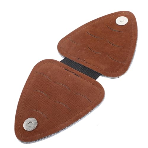 OFFSCH Gitarrenplektrenhalter Plektrenhalter Gitarrenplektrenetui Gitarrenplektren-Aufbewahrungstasche Gitarrenplektren-Organizer von OFFSCH