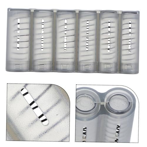 OFFSCH Kompakter Münzhalter Euro Münzbox aus Robustem Kunststoff Transparenter Kleingeld Organizer für Sammler Praktische Aufbewahrungsbox für Reise und Alltag von OFFSCH