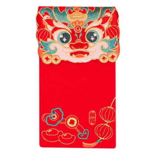 OFFSCH Neujahrs-geldpaket-Stickerei-schlüsselanhänger-Paket Roter Umschlag Frühlingsfest -Geldbeutel von OFFSCH