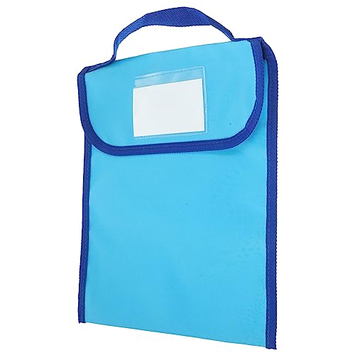 OFFSCH Schulhandtasche Aus Stabilem Material Büchertasche Wiederverwendbar Große Tragetasche Für Lehrbücher Schreibwaren Und Akten Praktische Reisetasche Und Bürotasche Für von OFFSCH