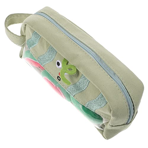 OFFSCH Cute Wassermelonen Federmäppchen Große Kapazität Tragbare Stiftetasche Für Schüler Cartoon Bleistiftbeutel Waschbar Und Reißfest Für Schreibwaren Und Kosmetik von OFFSCH