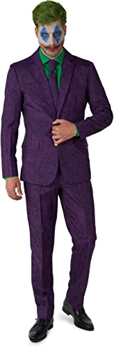 OFFSTREAM Halloween-Kostüm für Herren - Lässiger Joker-Anzug, Lila, Grün OFFSTREAM Halloween-Kostüm für Herren - Lässiger Joker-Anzug, Lila, Grün von OFFSTREAM