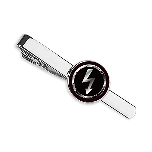 Krawattennadel mit Logo, schwarzer Hintergrund, elektrisch, gefährlich, Geschenk für Geschäftsmänner Krawattennadel mit Logo, schwarzer Hintergrund, elektrisch, gefährlich, Geschenk für Geschäftsmänner von OFFbb-USA