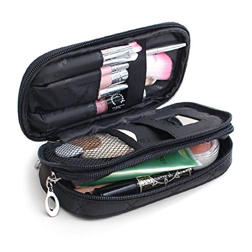 OFKPO Wasserdicht Makeup Tasche,Portable Multifunktion 2 Schicht Kosmetiktasche für Frauen Reise Kosmetika Organizer von OFKPO