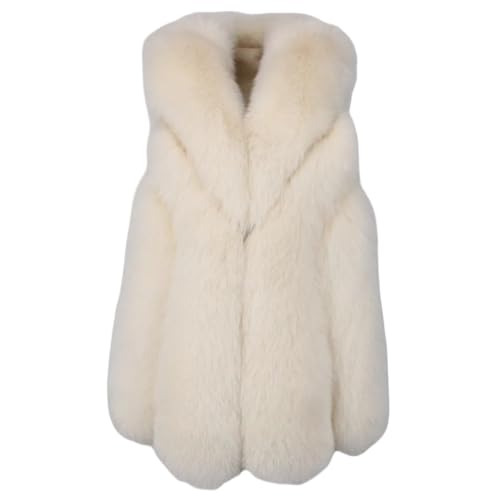 OFTBUY Herbst Winter Jacke Frauen Echt Pelzmantel Dicke Warme Natürliche Fuchs Pelz Weste Oberbekleidung Streetwear-hlVH von OFTBUY